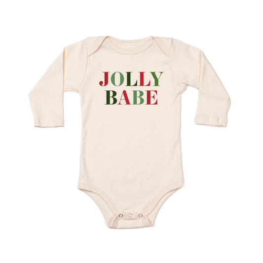 Jolly Babe - Bodysuit (Natural, Long Sleeve)