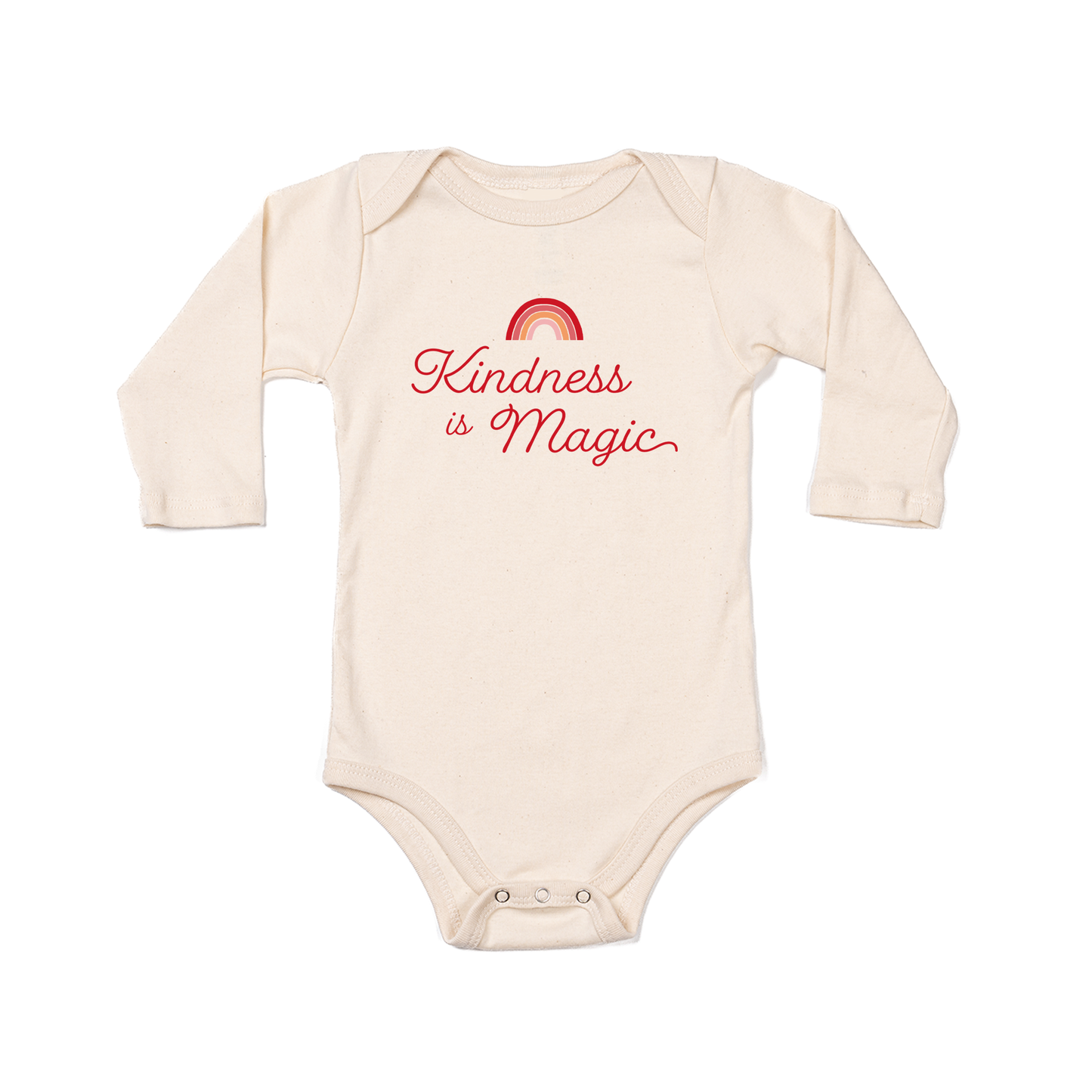 Kindness is Magic - Bodysuit (Natural, Long Sleeve)