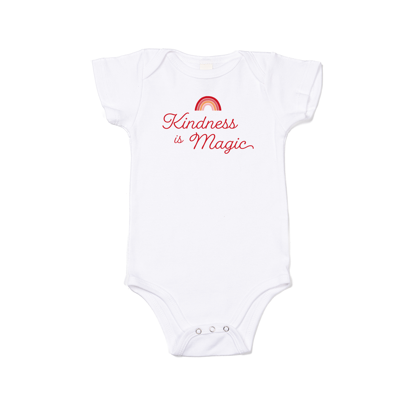 Kindness is Magic - Bodysuit (White, Short Sleeve)