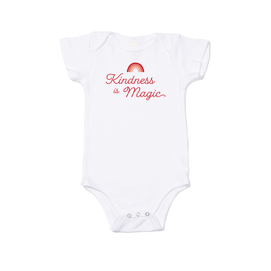 Kindness is Magic - Bodysuit (White, Short Sleeve)