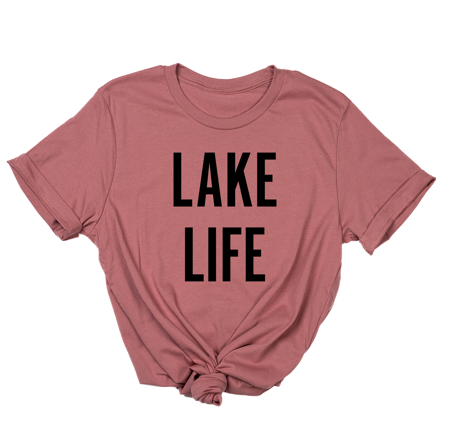 Lake Life (Black) - Tee (Mauve)