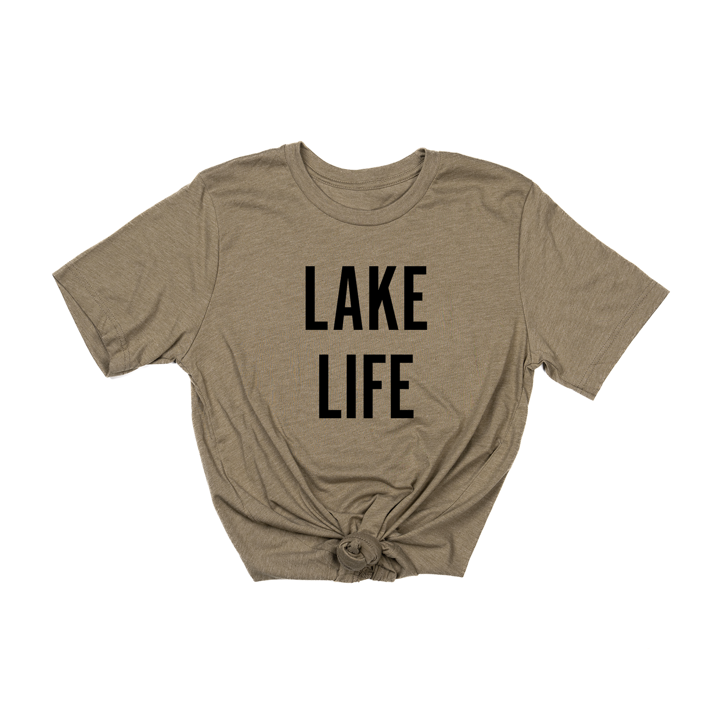 Lake Life (Black) - Tee (Olive)