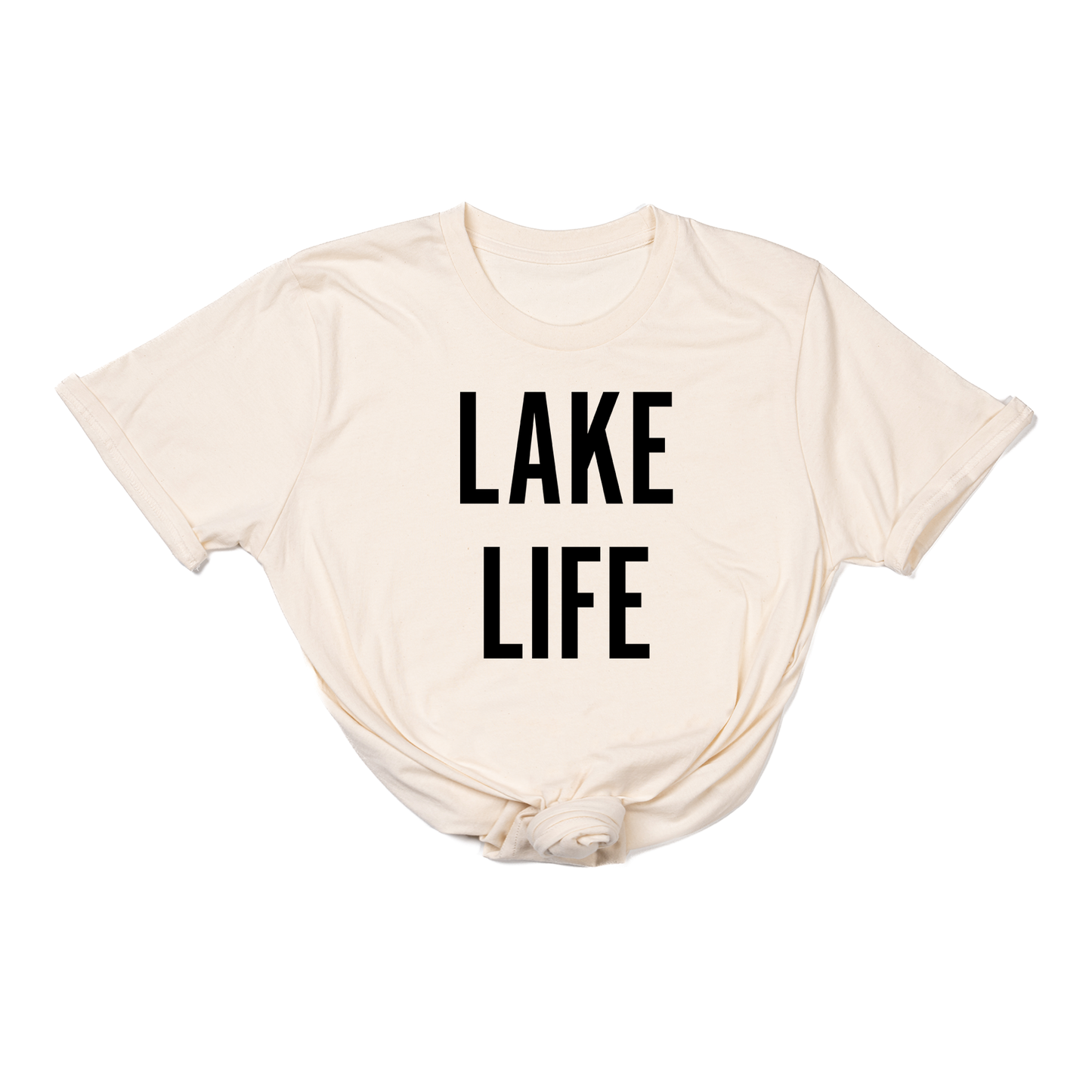 Lake Life (Black) - Tee (Natural)