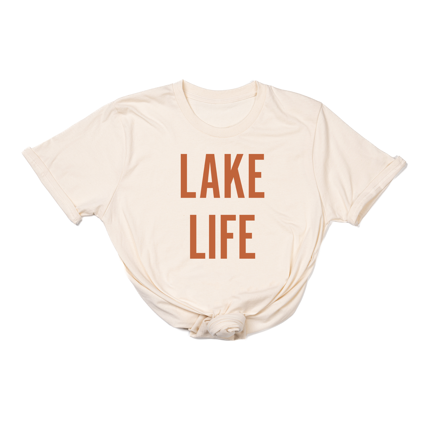 Lake Life (Rust) - Tee (Natural)