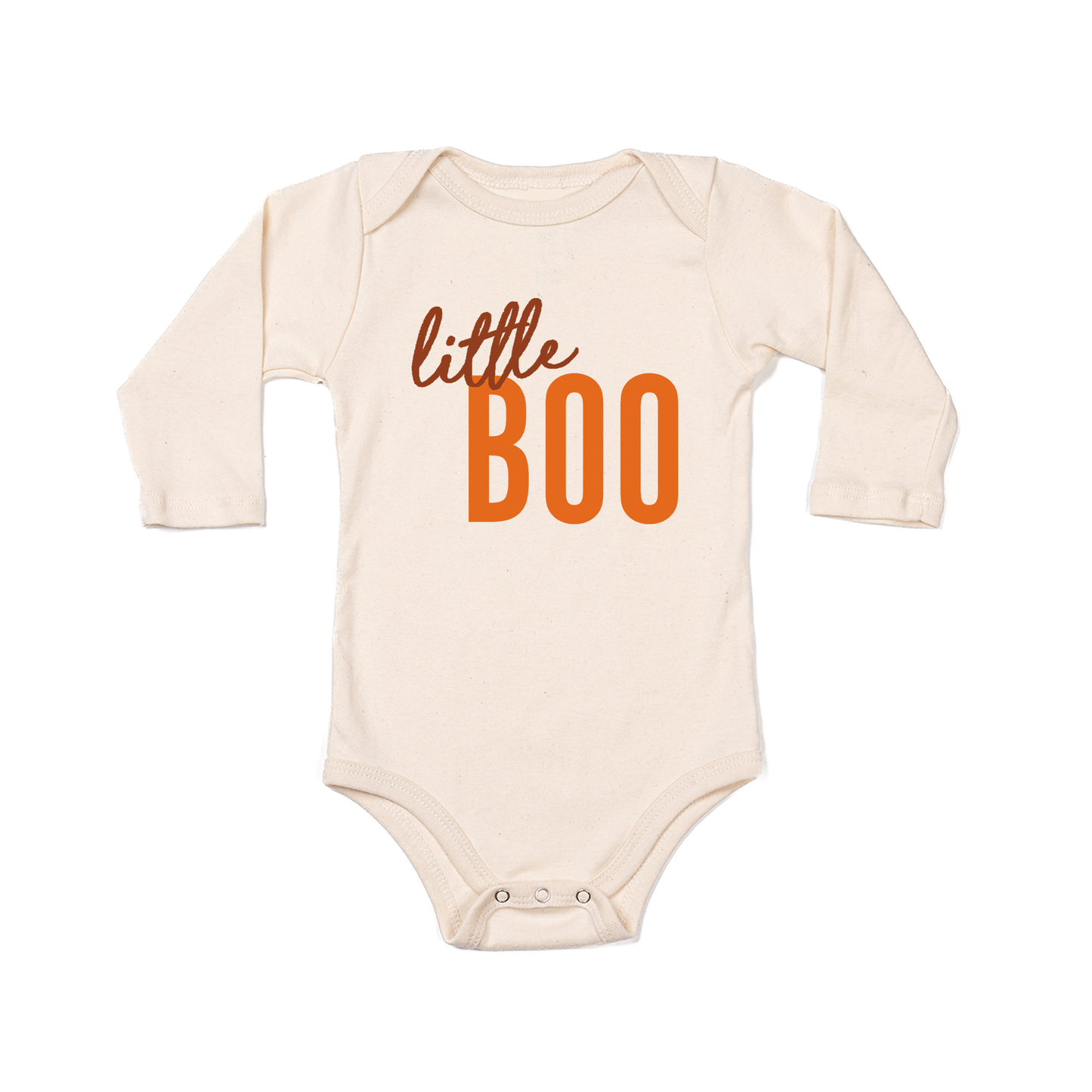 Little Boo - Bodysuit (Natural, Long Sleeve)