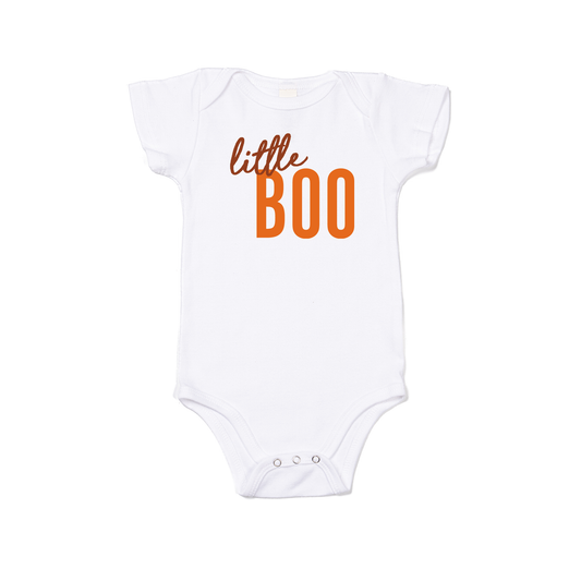 Little Boo - Bodysuit (White, Short Sleeve)