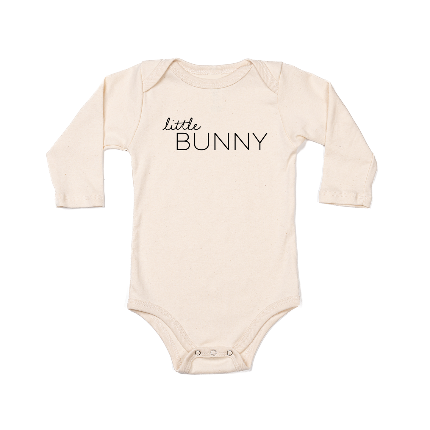 Little Bunny - Bodysuit (Natural, Long Sleeve)