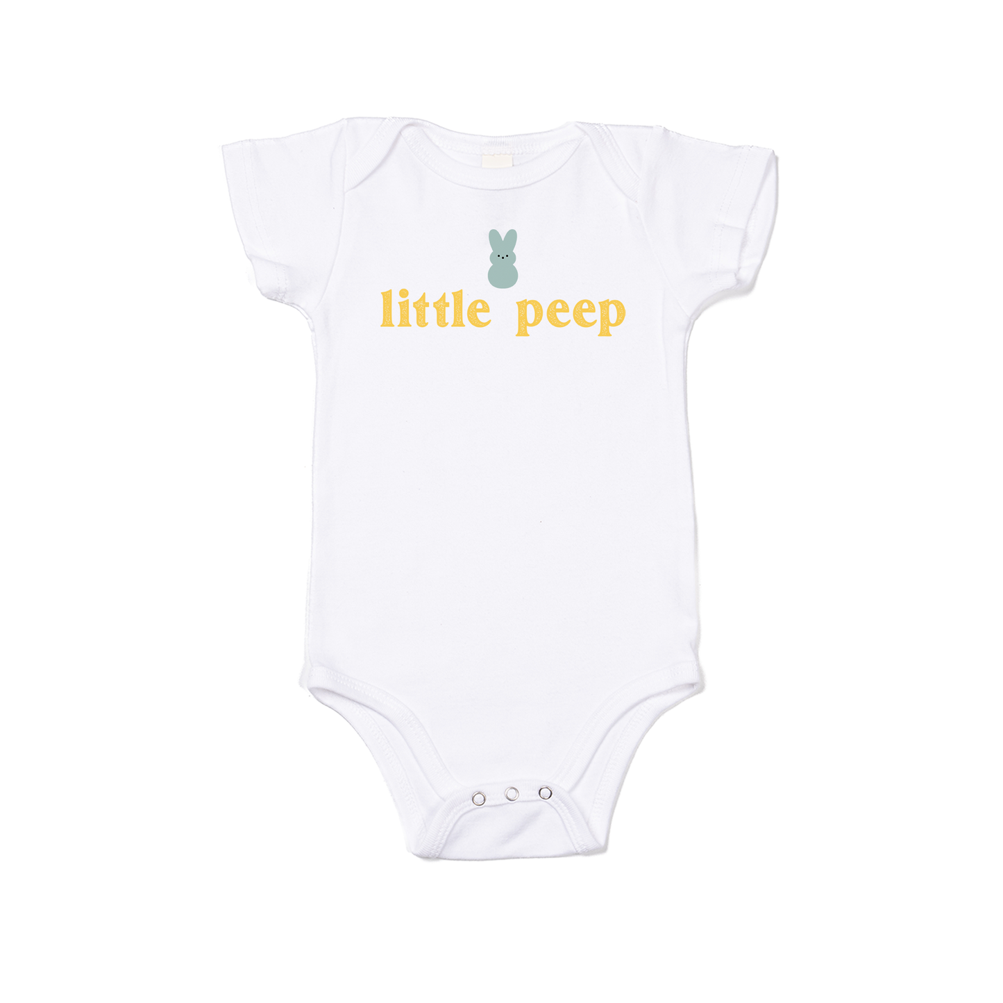 Little Peep - Bodysuit (White, Short Sleeve)