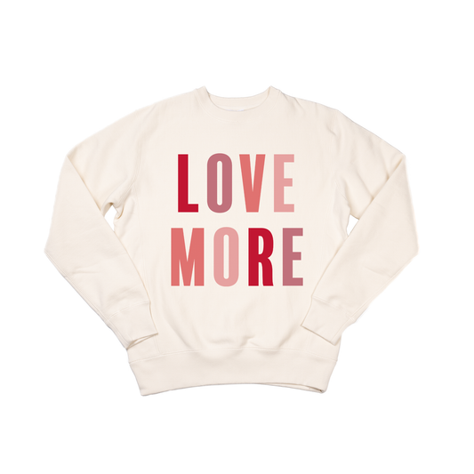 Love More - Heavyweight Sweatshirt (Natural)