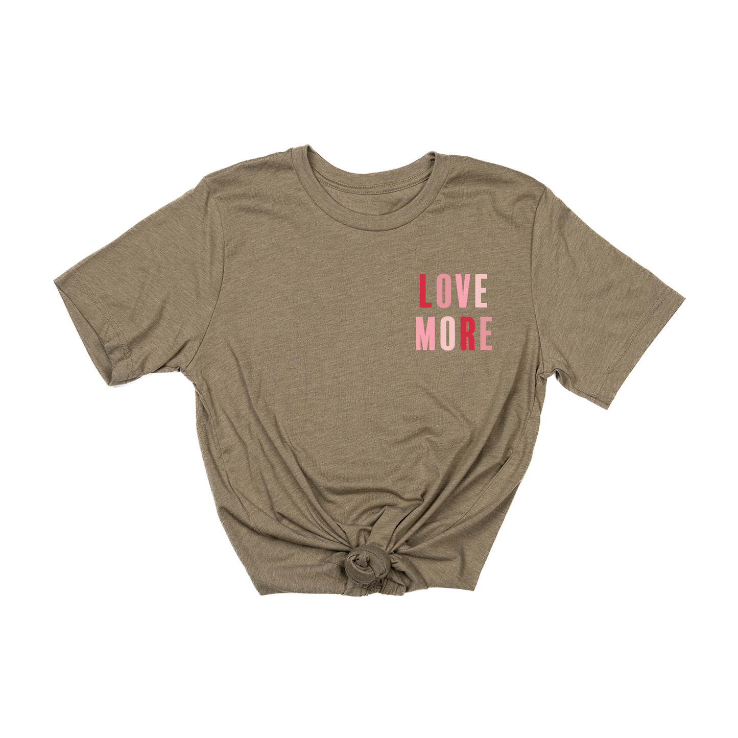 Love More (Pocket) - Tee (Olive)