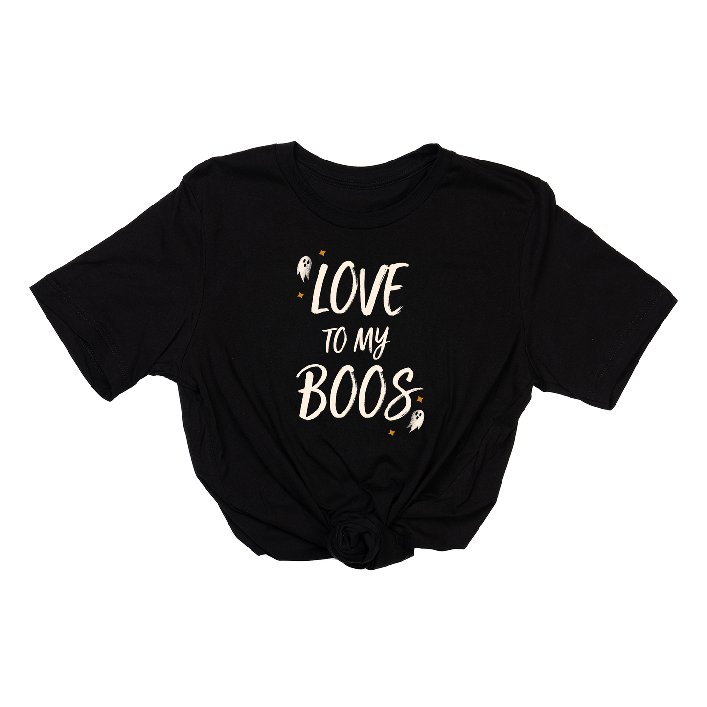 LOVE to my BOOS (Off White) - Tee (Black)