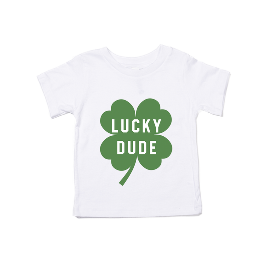 Lucky Dude (St. Patrick's) - Kids Tee (White)