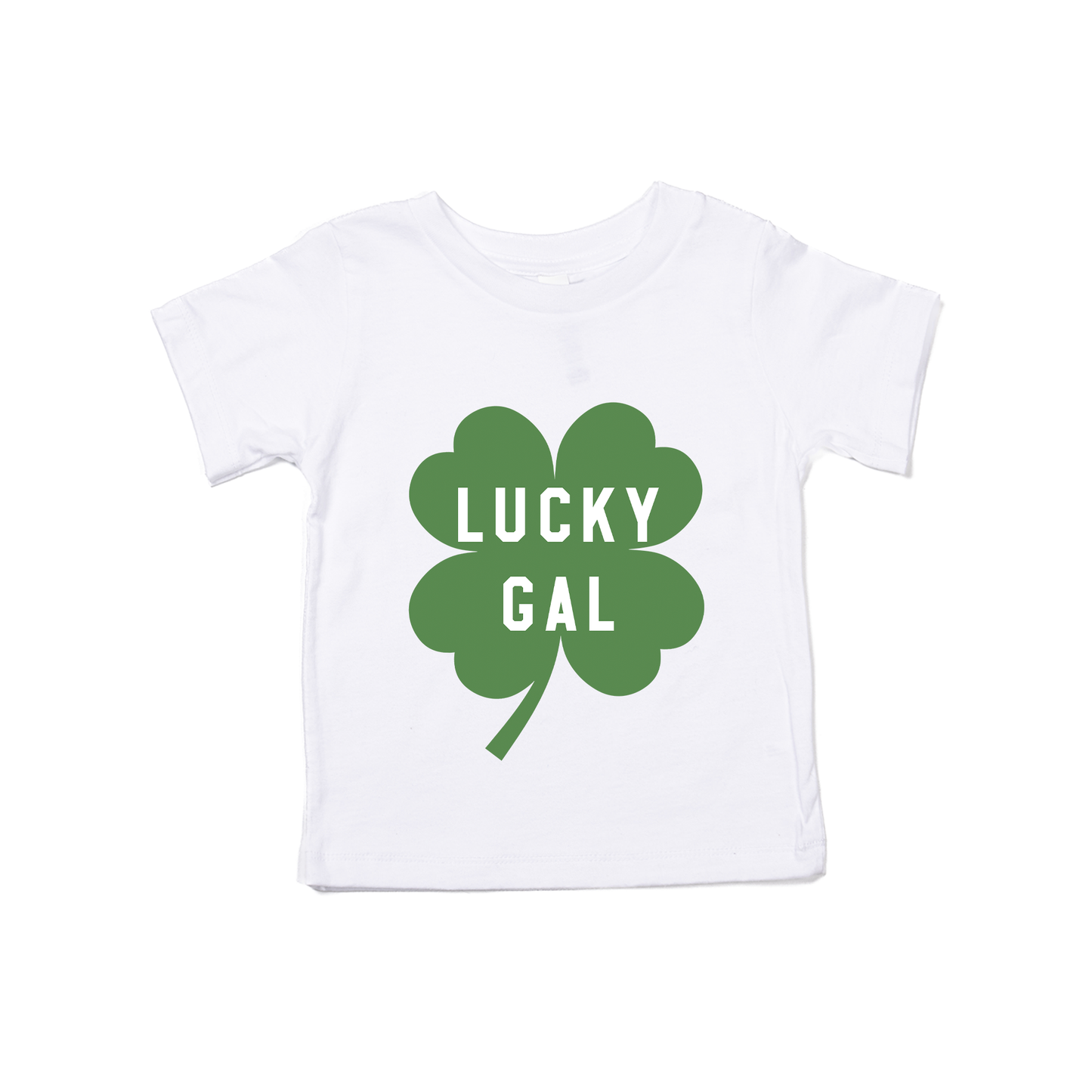 Lucky Gal (St. Patrick's) - Kids Tee (White)