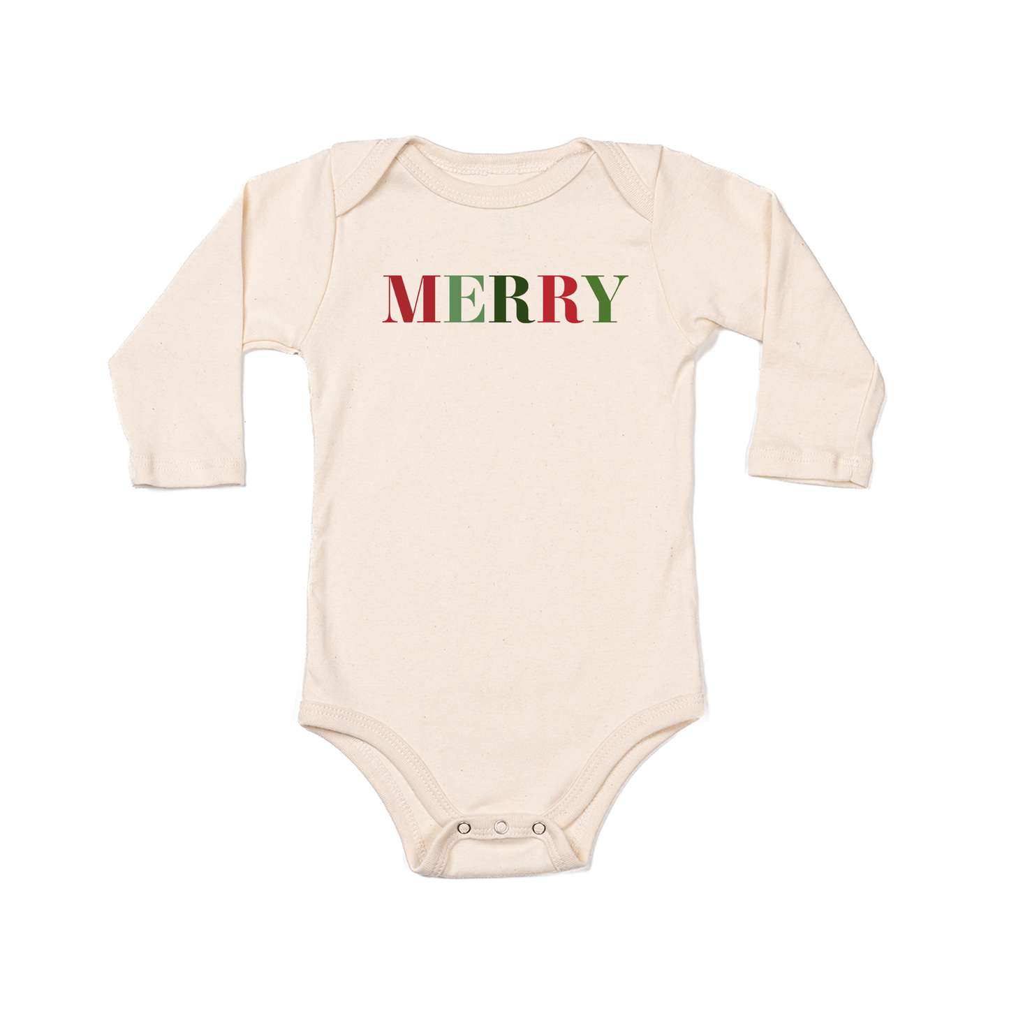 MERRY - Bodysuit (Natural, Long Sleeve)