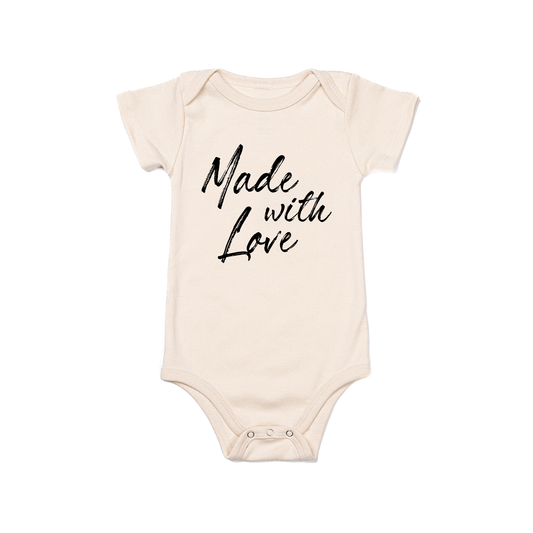 Made with Love - Bodysuit (Natural, Short Sleeve)