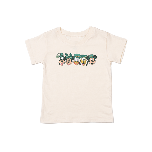 Magic Mouse Friends (St. Patrick's) - Kids Tee (Natural)