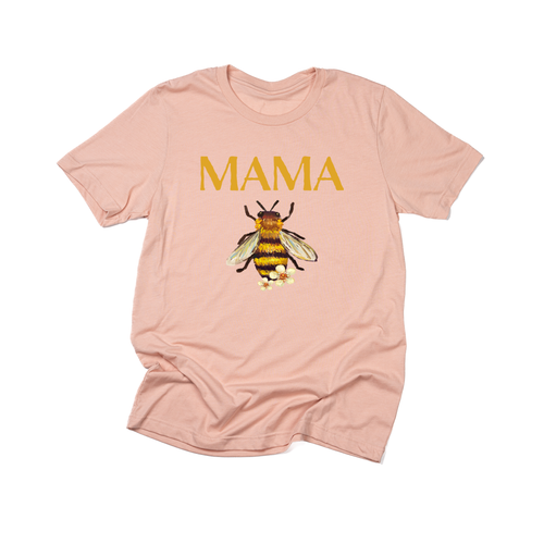 Mama Bee (Across Front) - Tee (Peach)