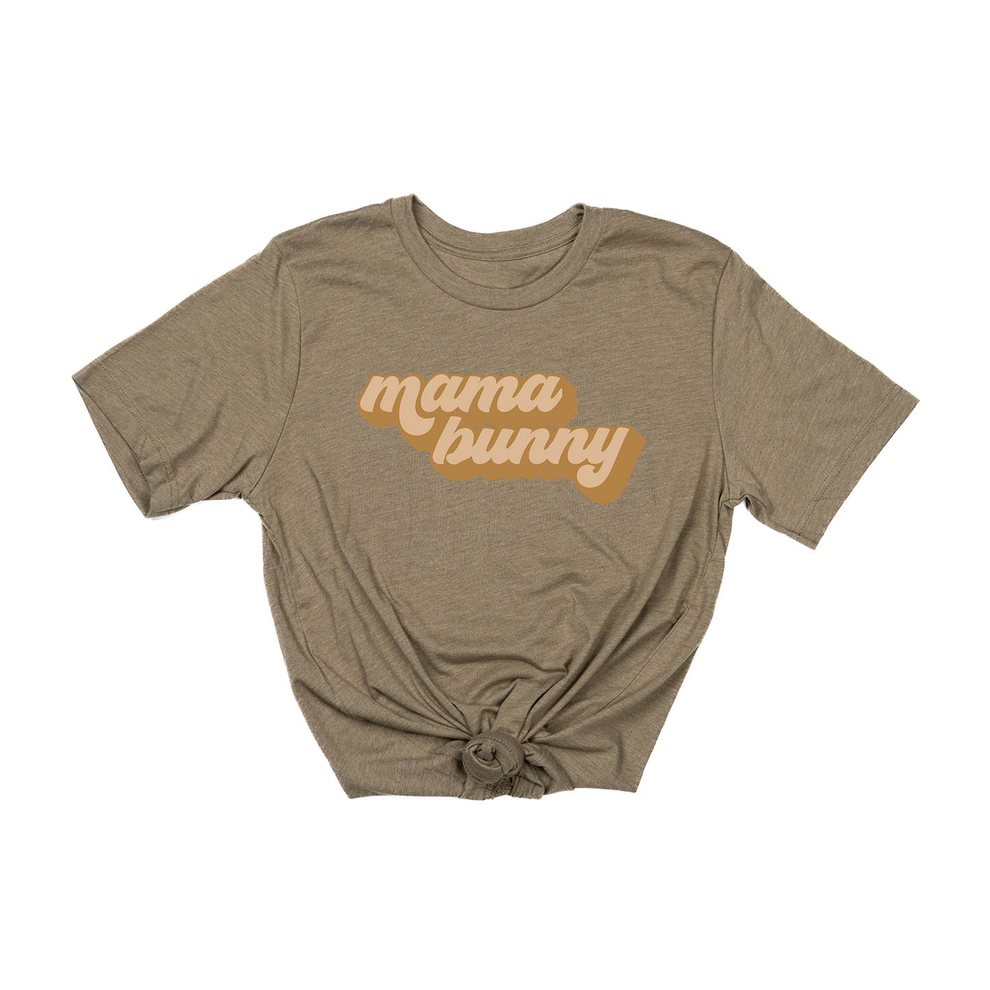 Mama Bunny (Retro) - Tee (Olive)