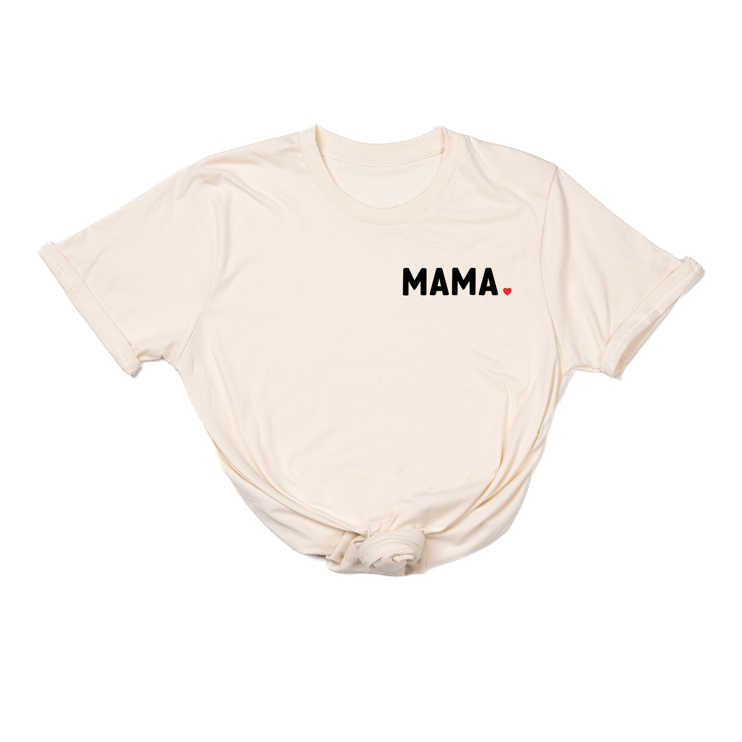 Mama ❤️ (Pocket) - Tee (Natural)