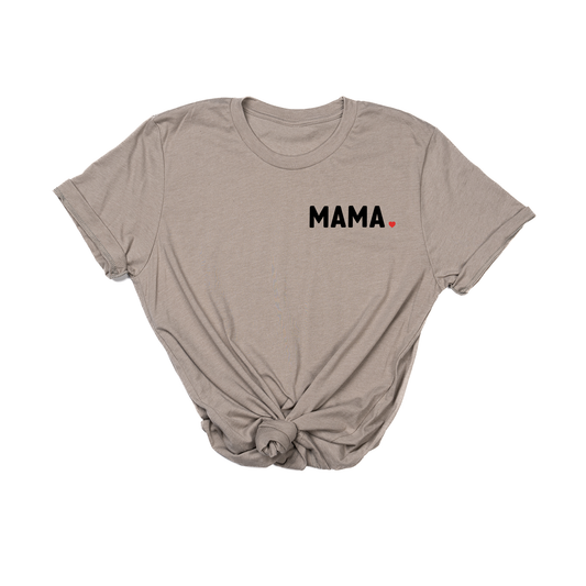 Mama ❤️ (Pocket) - Tee (Pale Moss)