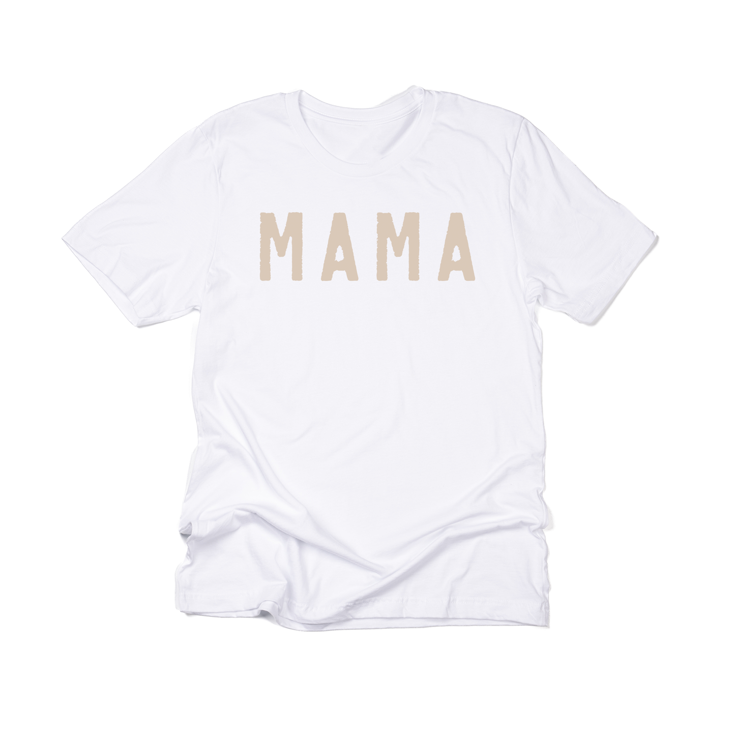 Mama (Rough, Stone) - Tee (White) – Aspen + Company