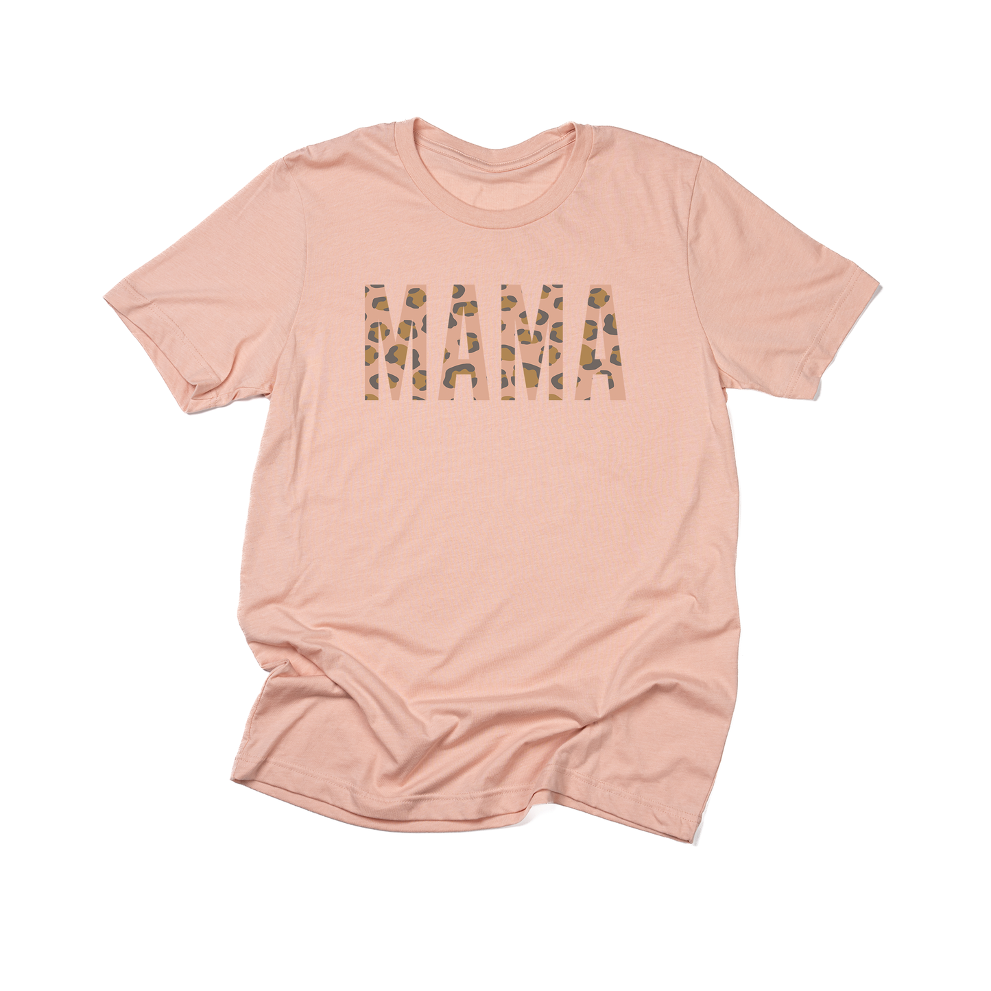 Mama (Coral Cheetah) - Tee (Peach)