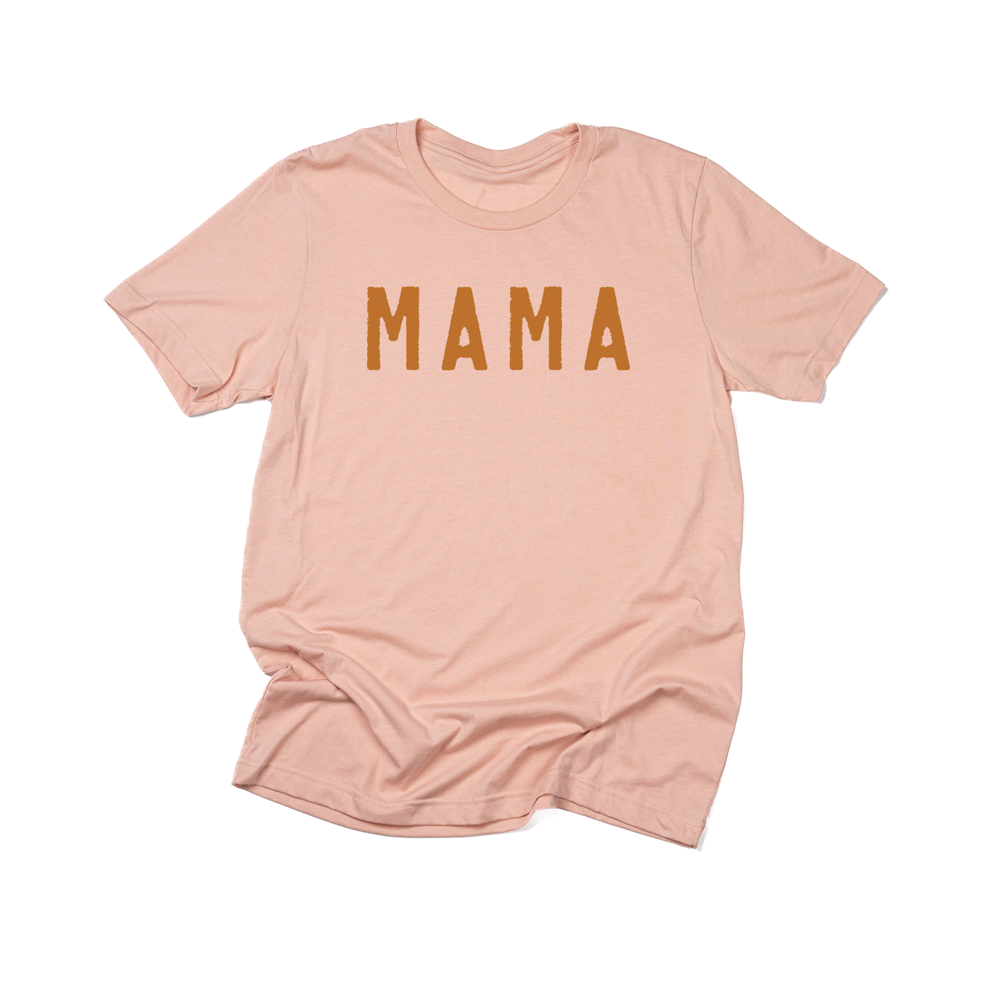 Mama (Rough, Camel) - Tee (Peach)