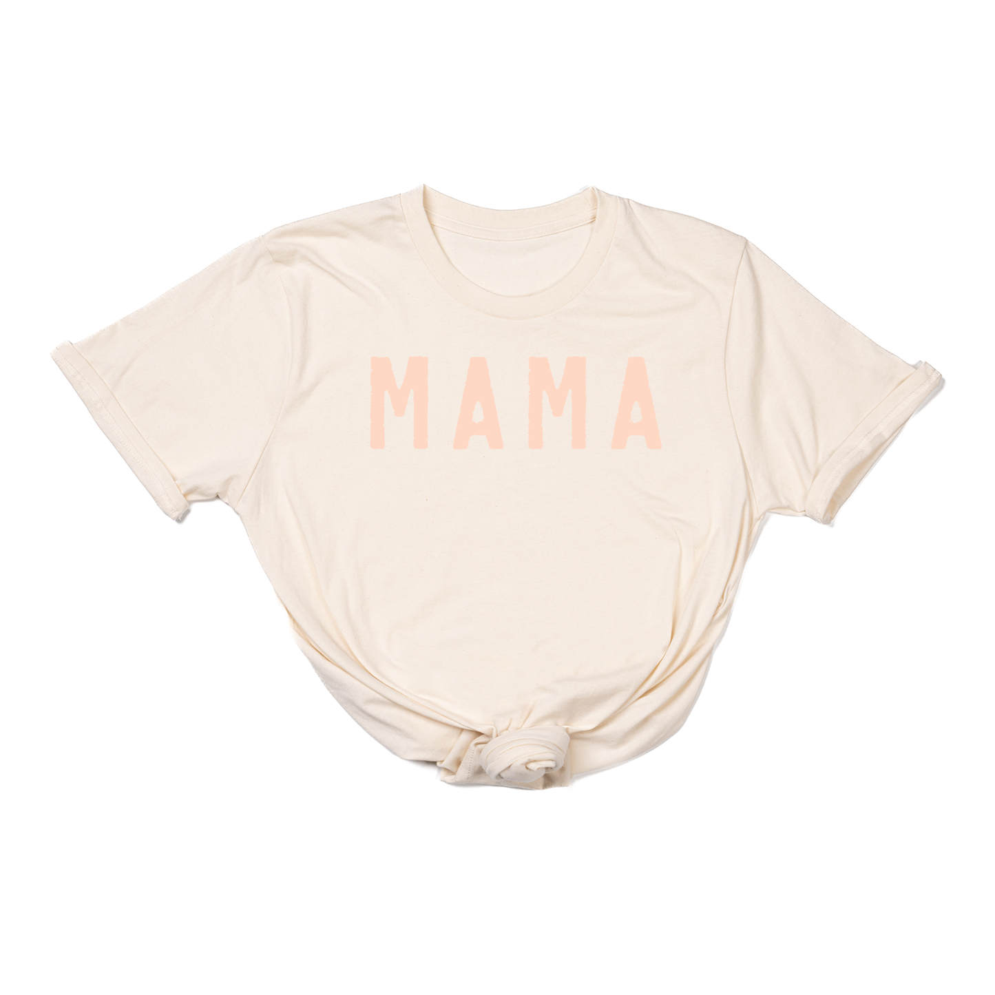 Mama (Rough,  Peach) - Tee (Natural)