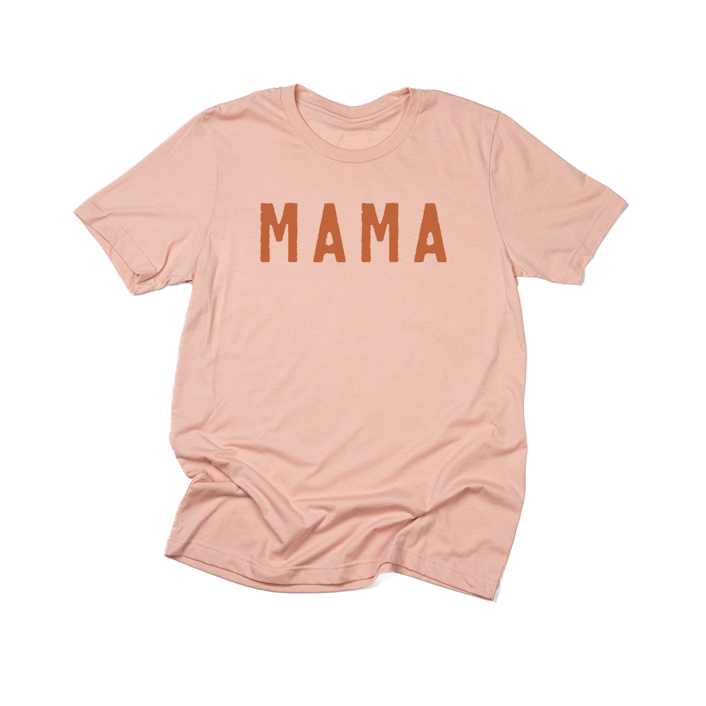 Mama (Rough, Rust) - Tee (Peach)