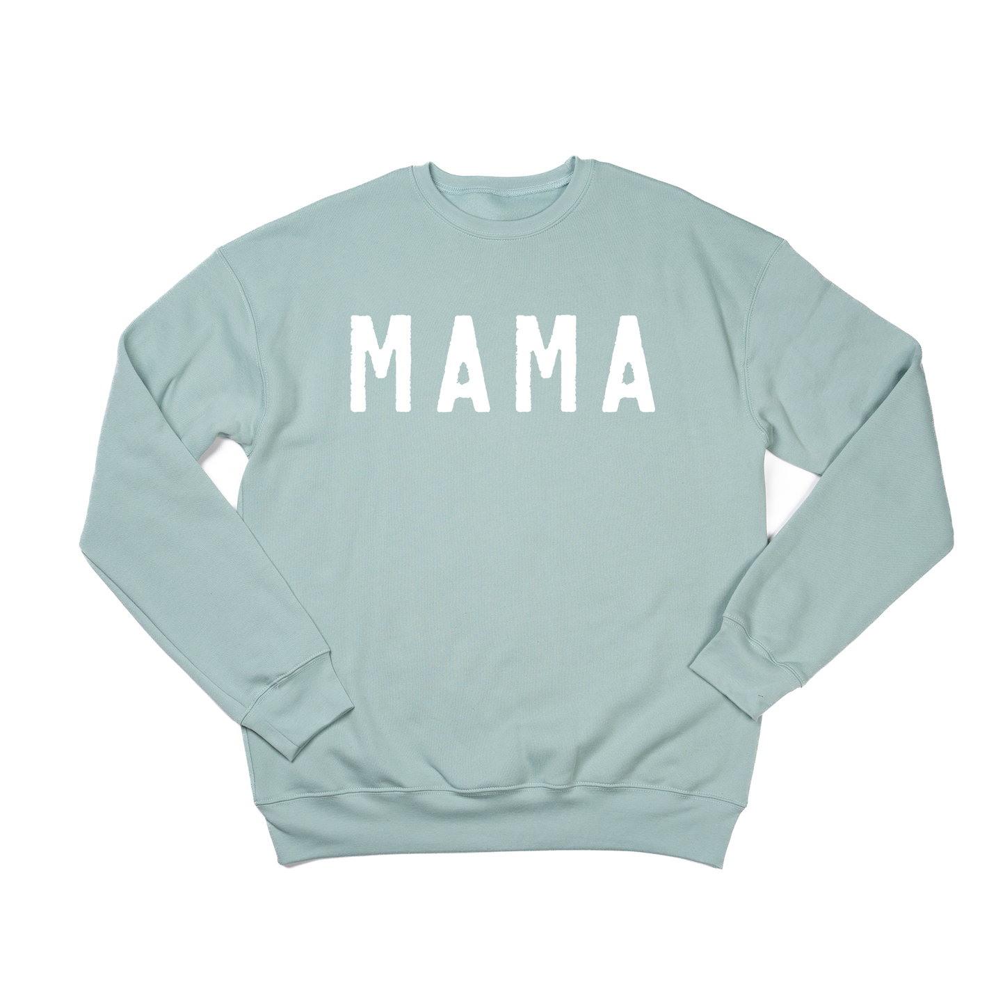 Mama (Rough, White) - Sweatshirt (Sky)