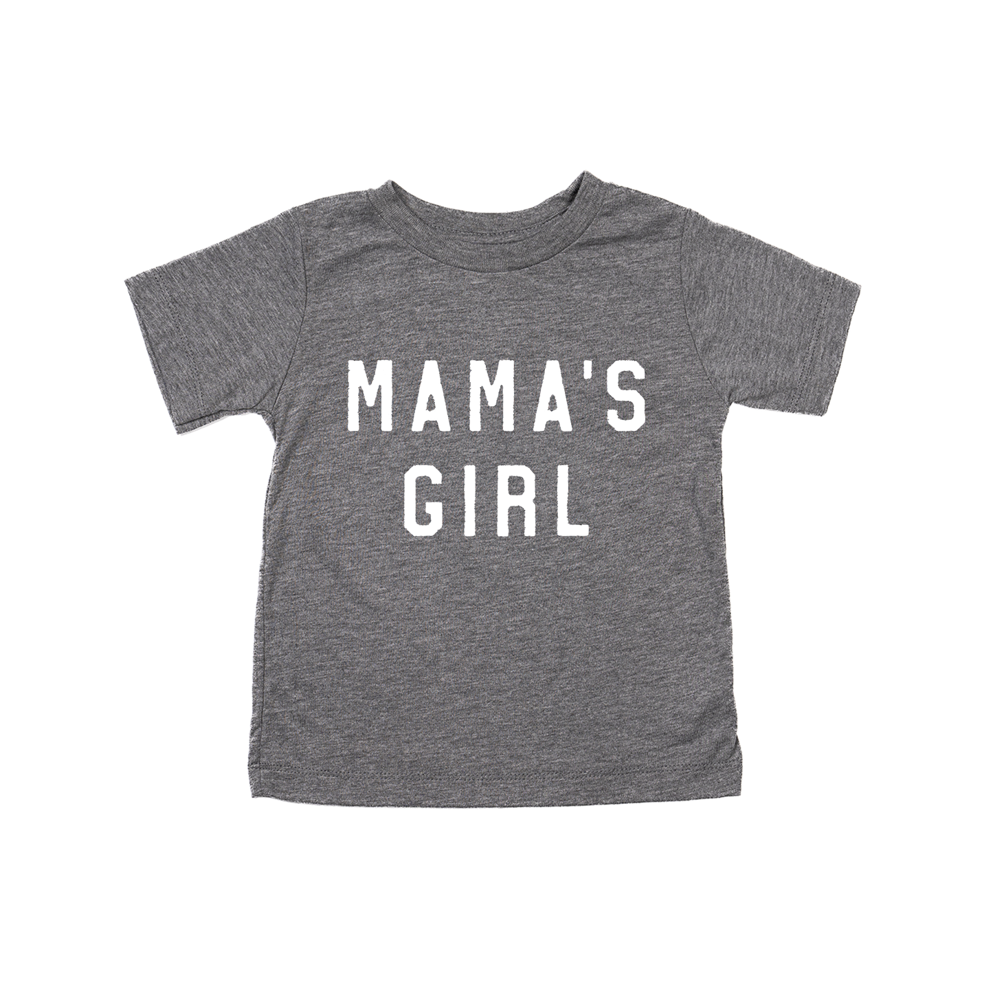 Mama's Girl (White) - Kids Tee (Gray)