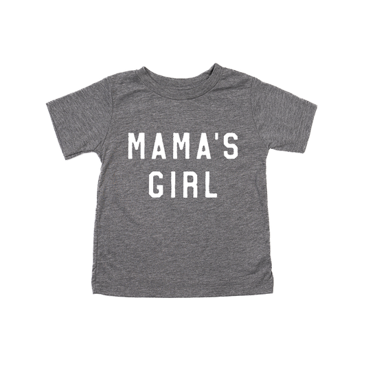 Mama's Girl (White) - Kids Tee (Gray)