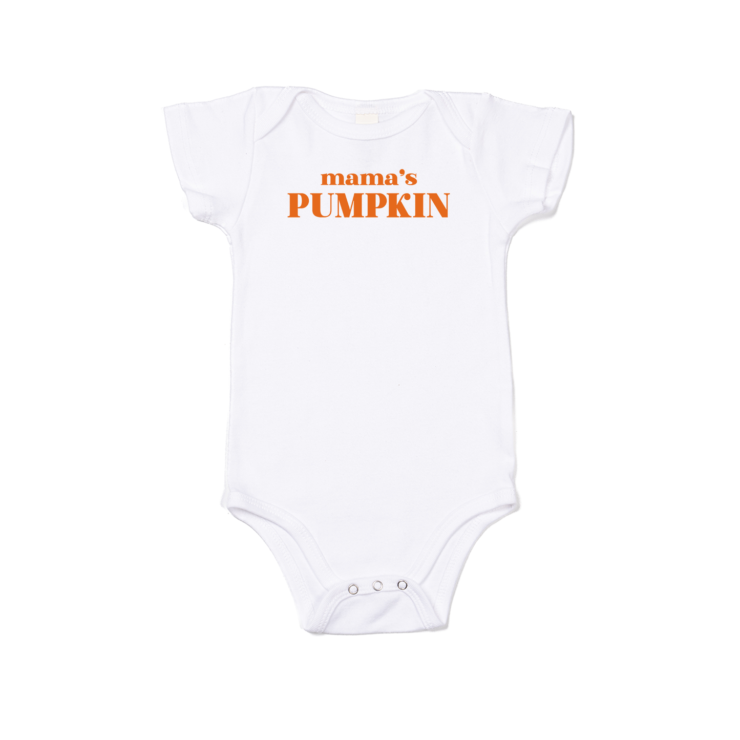 Mama's Pumpkin - Bodysuit (White, Short Sleeve)