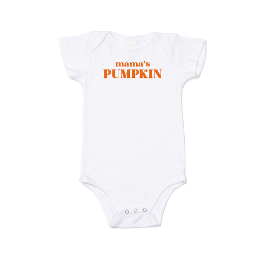 Mama's Pumpkin - Bodysuit (White, Short Sleeve)