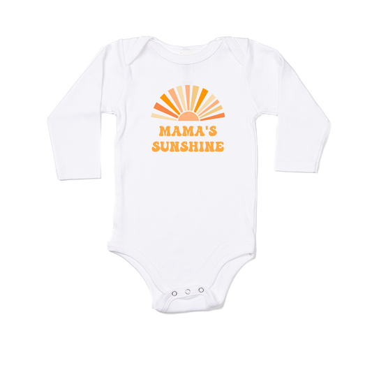 Mama's Sunshine - Bodysuit (White, Long Sleeve)