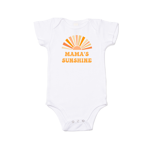 Mama's Sunshine - Bodysuit (White, Short Sleeve)