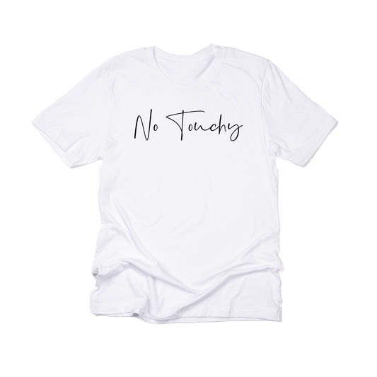 No Touchy Tee (Black) - Tee (White)