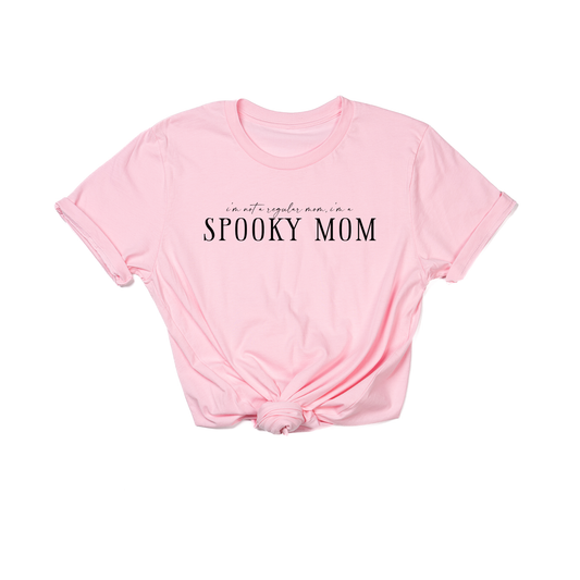SPOOKY MOM (Black) - Tee (Pink)