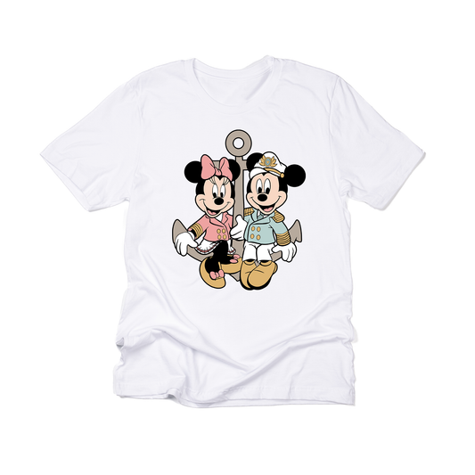 Mickey & Minnie (Anchor) - Tee (Vintage White)