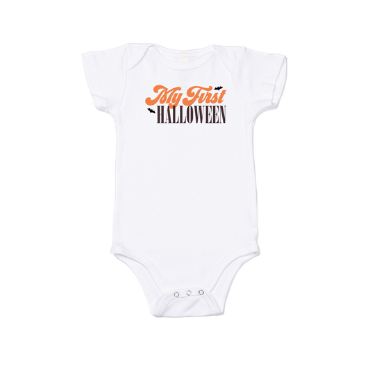 My First Halloween - Bodysuit (White, Short Sleeve)