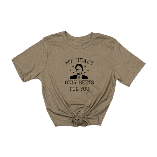 My Heart Only Beets For You - Tee (Olive)