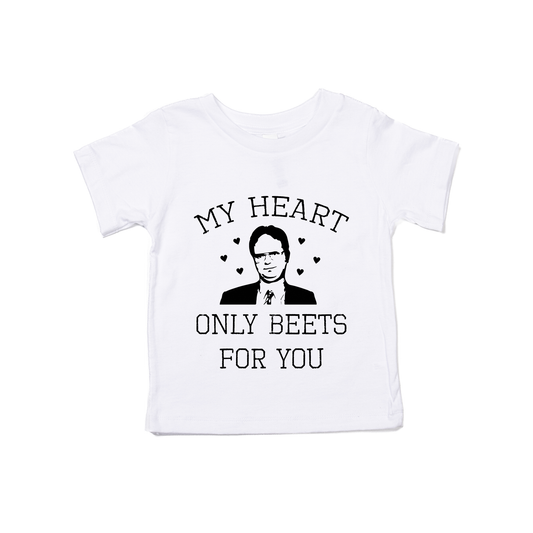 My Heart Only Beets For You - Kids Tee (White)