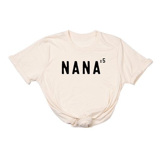 Nana x10 (Customizable,  Black) - Tee (Natural)