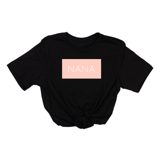 Nana (Boxed Collection, Ballerina Pink Box/White Text) - Tee (Black)