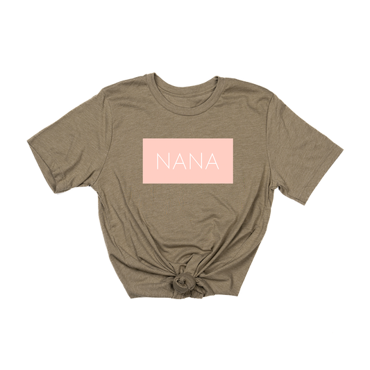 Nana (Boxed Collection, Ballerina Pink Box/White Text) - Tee (Olive)