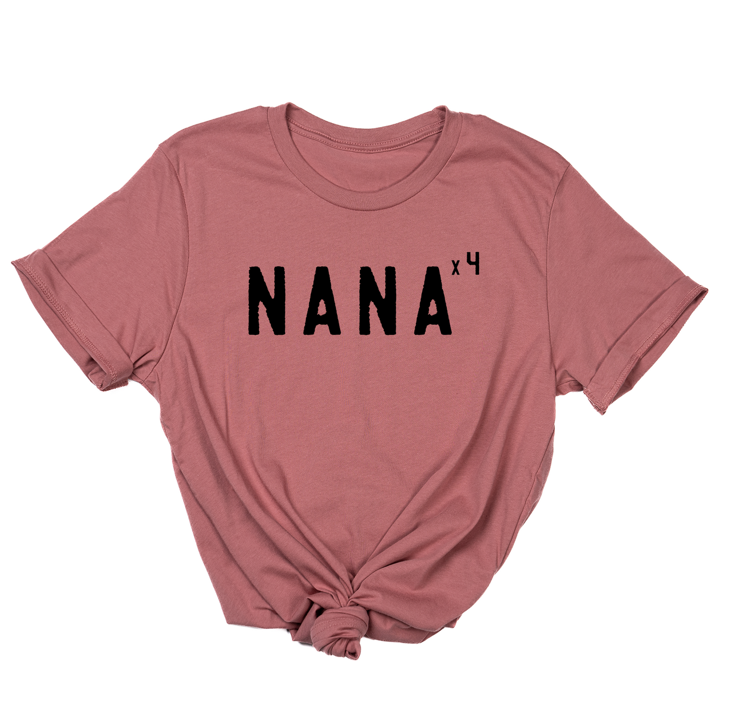 Nana x10 (Customizable,  Black) - Tee (Mauve)