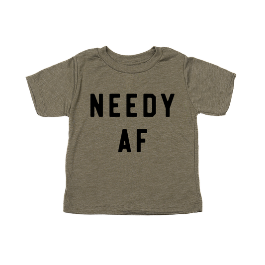 Needy AF - Kids Tee (Olive)