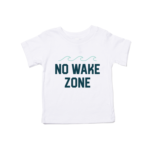 No Wake Zone - Kids Tee (White)