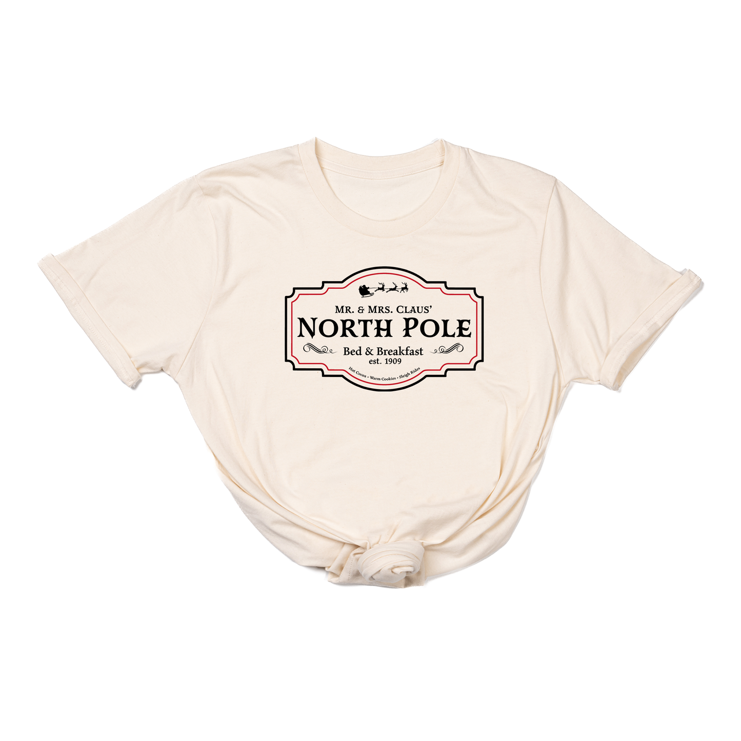 North Pole Bed & Breakfast - Tee (Natural)