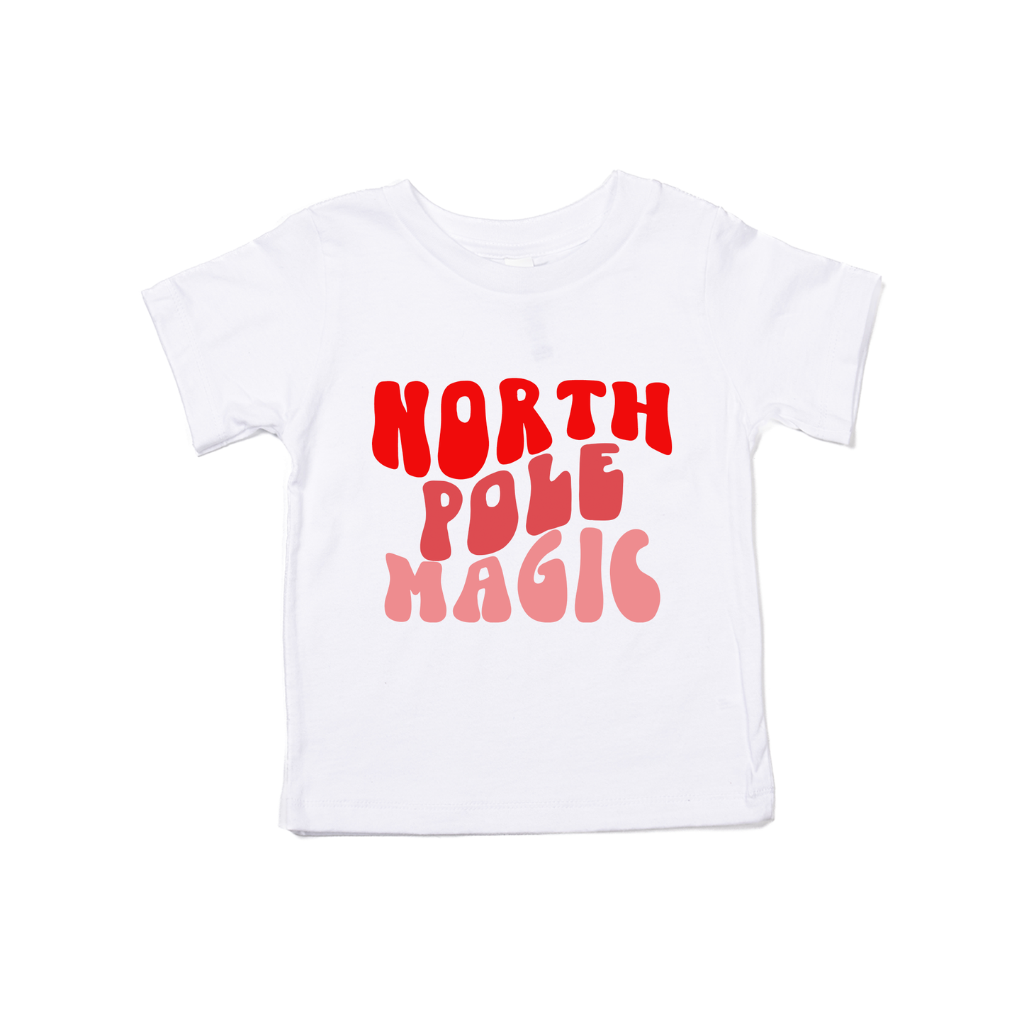 North Pole Magic - Kids Tee (White)